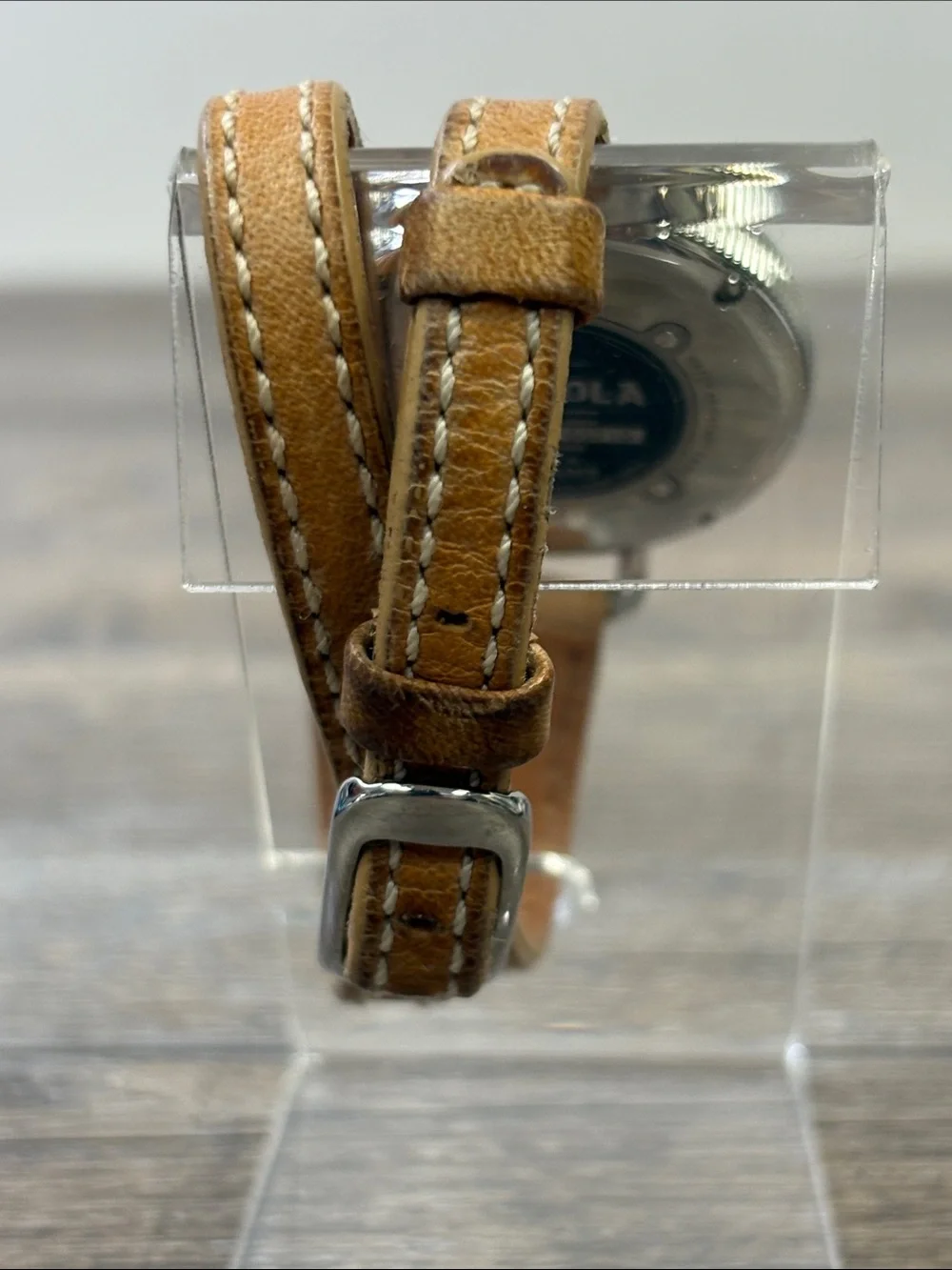 Shinola The Birdy 34mm Argonite-775 White Dial Leather Watch Women’s